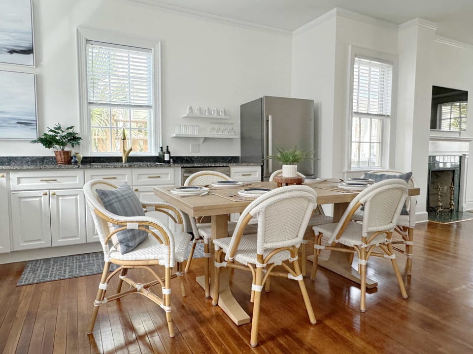 First floor kitchen/dining room.