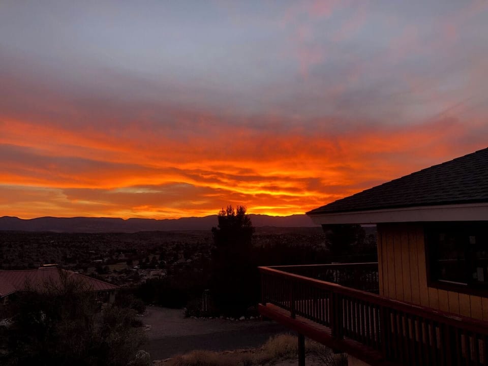 Sunset's are spectacular from this hilltop