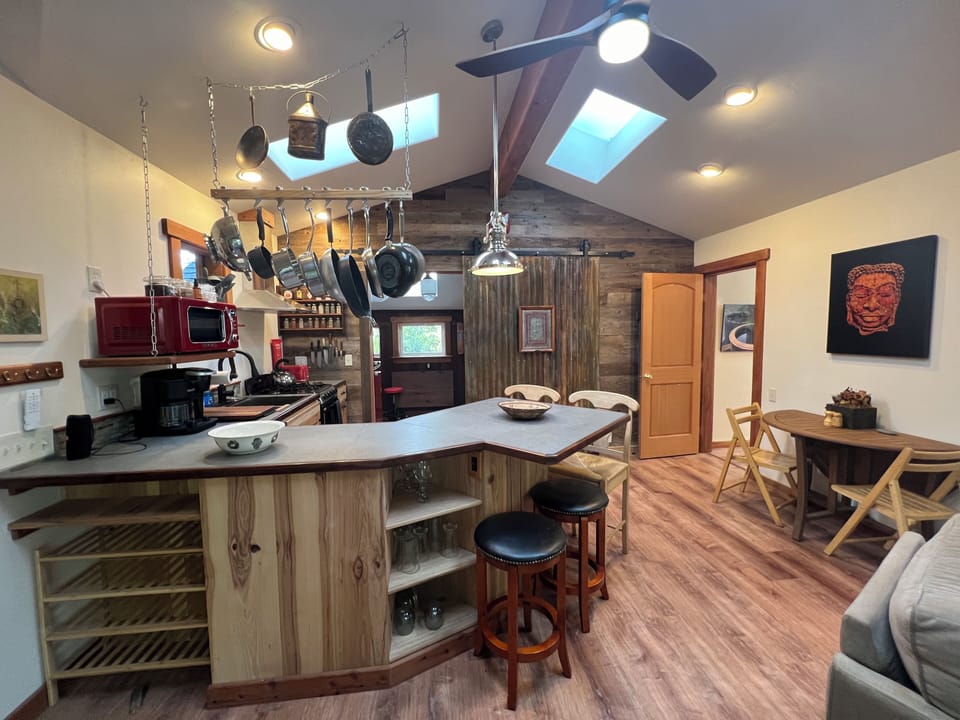 Fully stocked kitchen