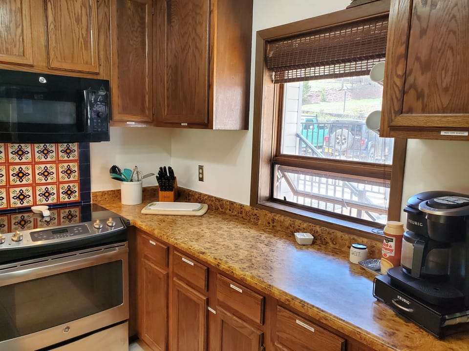 Labels are on cabinets for your convenience. 