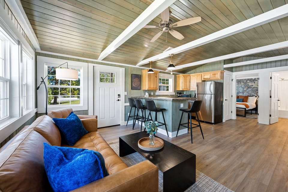 Relax and escape with privacy at the Harbor Cottage at Spruce & Shore Motel