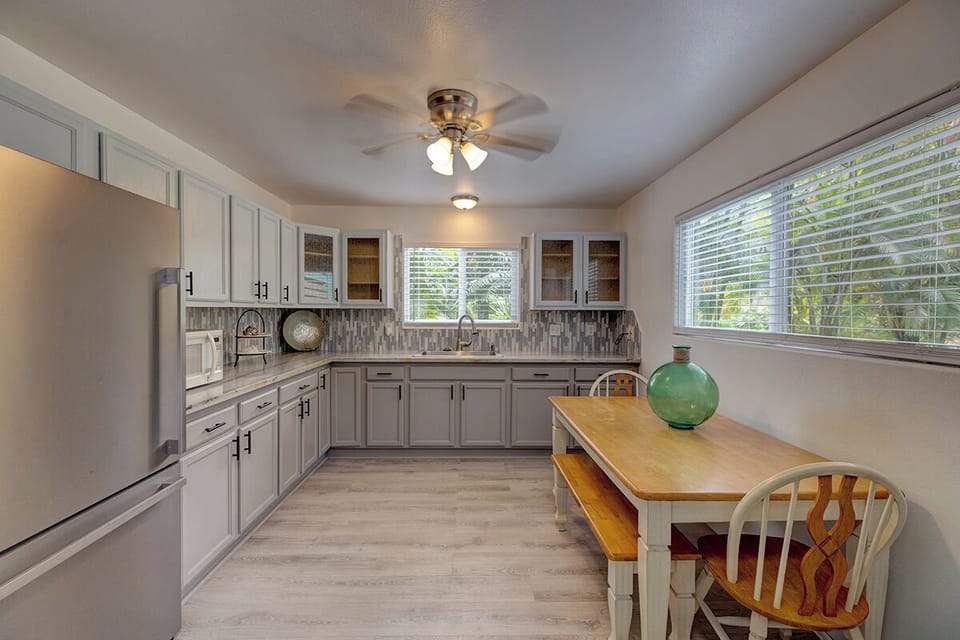 Downstairs studio kitchen