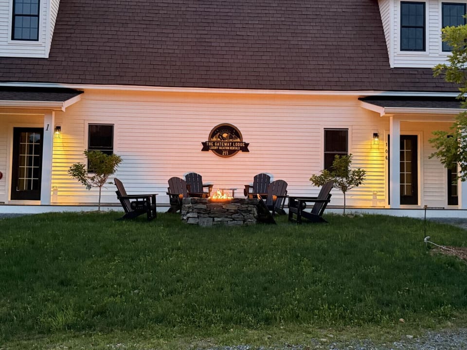 1 of 2 outdoor Gas Firepits