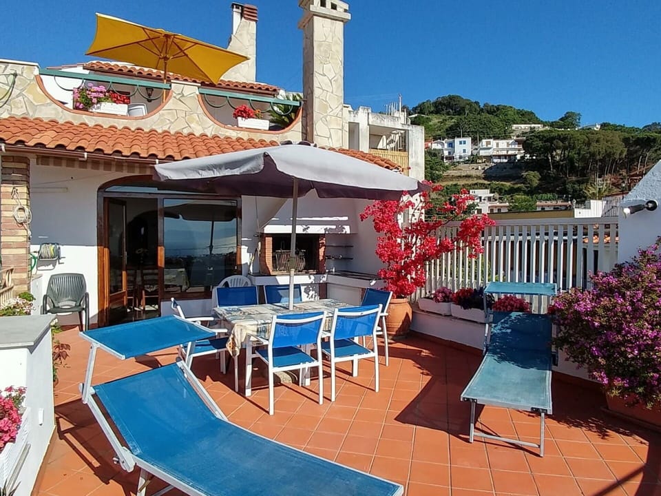 Apartment, Balcony, Flowerpot, Houseplant, Outdoor Furniture, Chair, Resort, Shade, Hotel, Villa