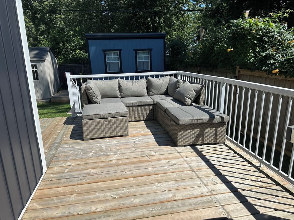 Back yard sectional