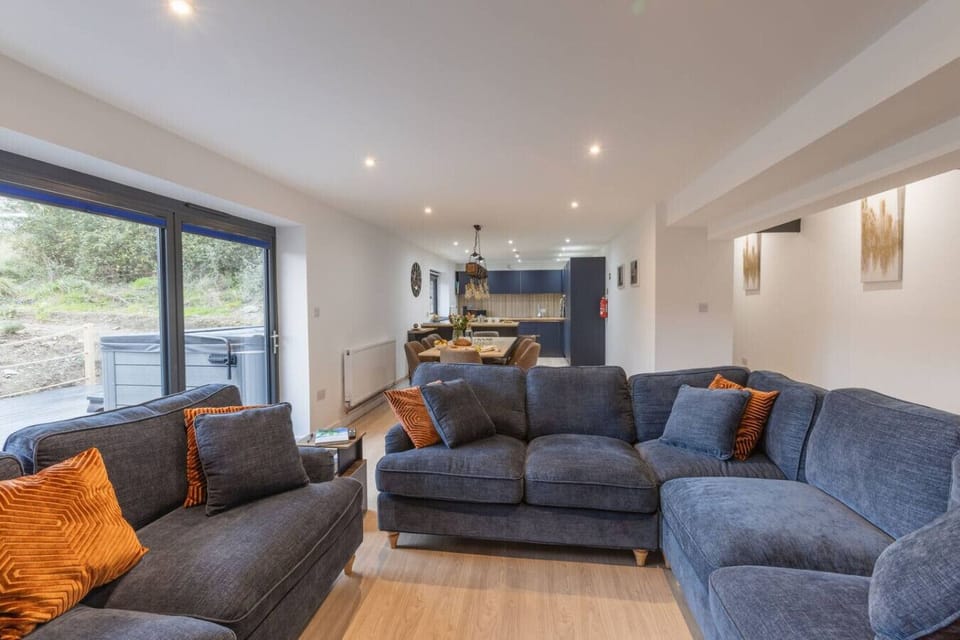 open plan living area