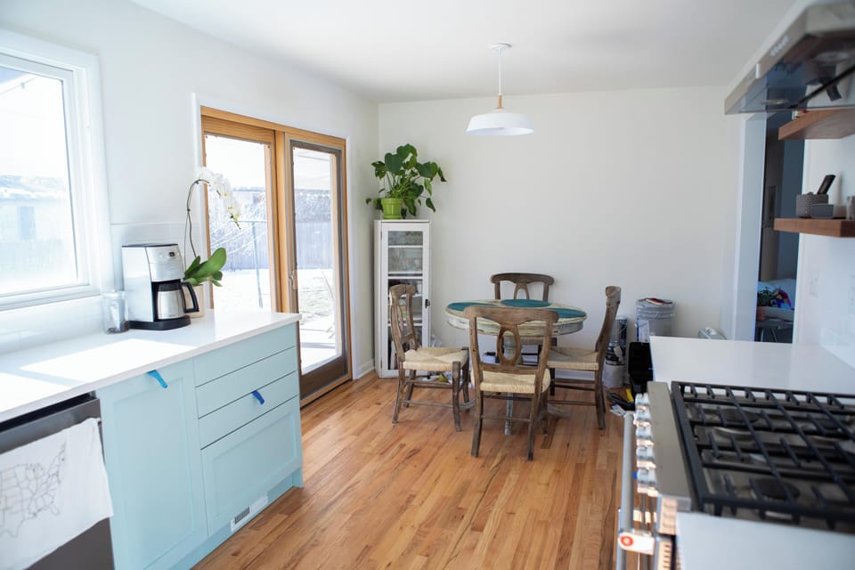Kitchen and dining area