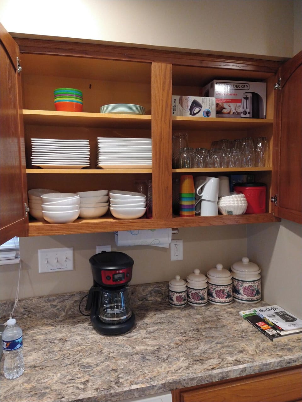 well supplied kitchen