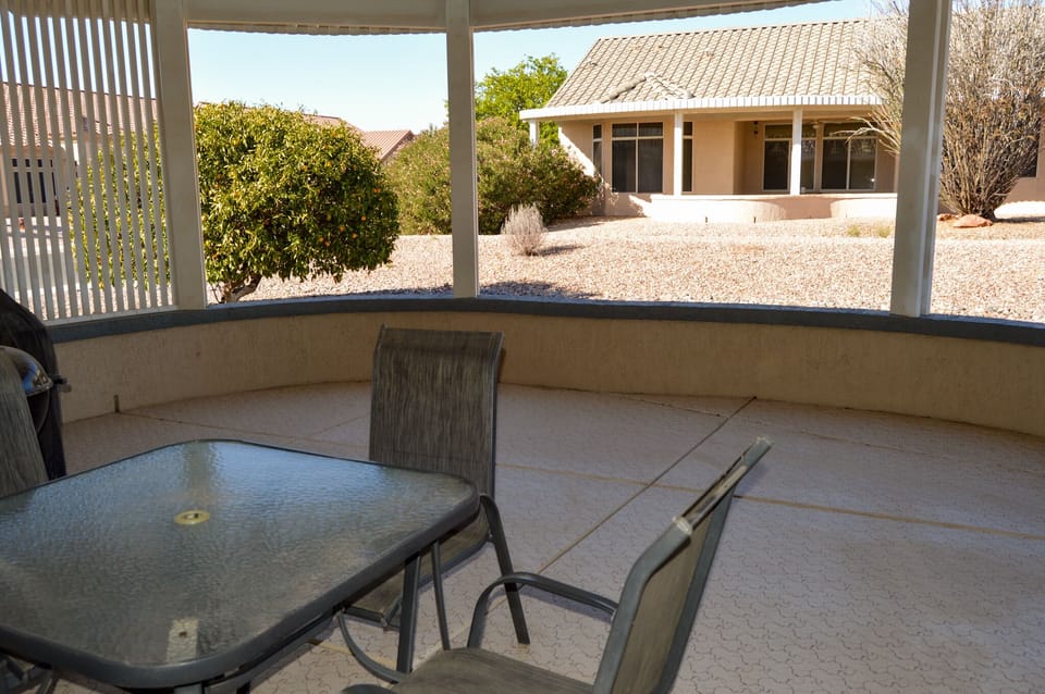 Expanded covered patio
