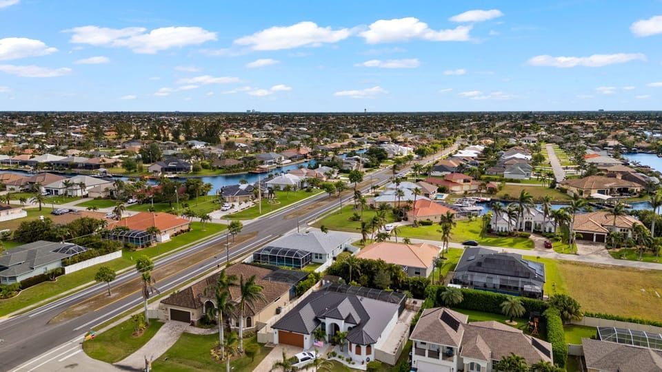 Aerial View of Neighborhood