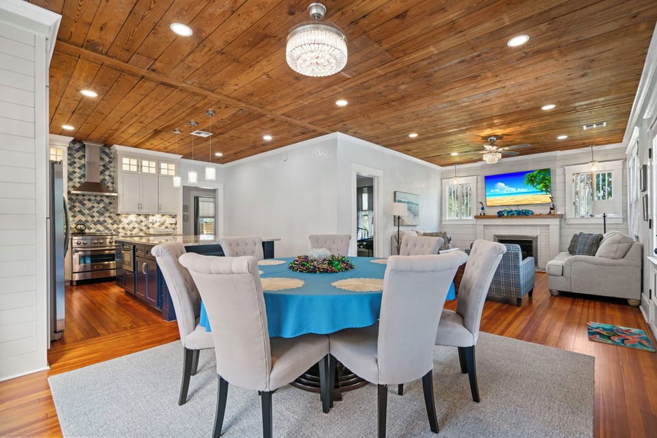 Dining table.