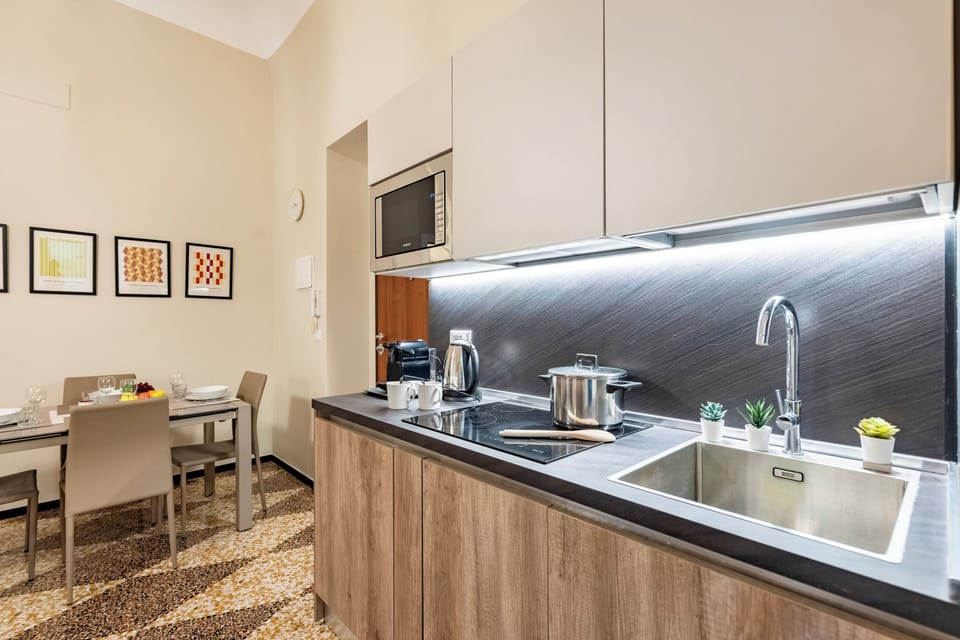 Kitchen and dining area