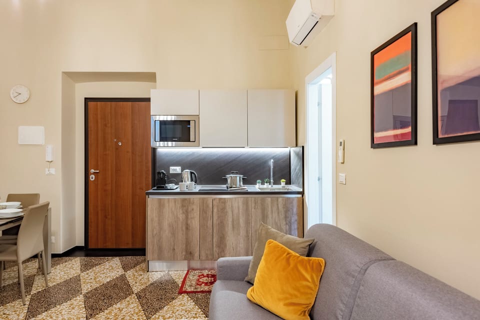 Kitchen and dining area