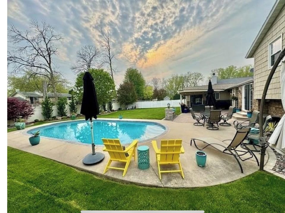 Outdoor patio area