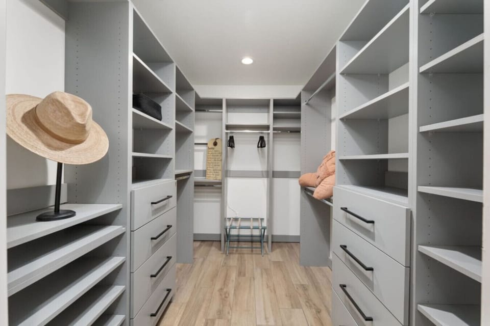 Spacious storage for your stay