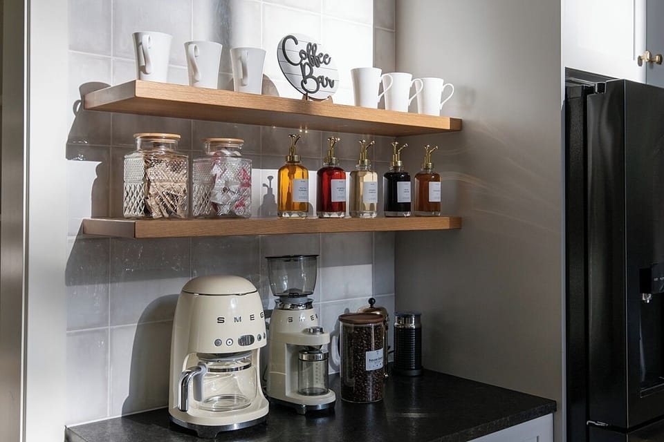 Mornings have never been better with your very own in home cafe! (tea available)