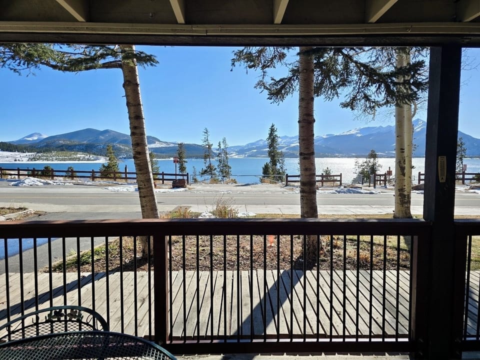 Breath taking view from patio. 