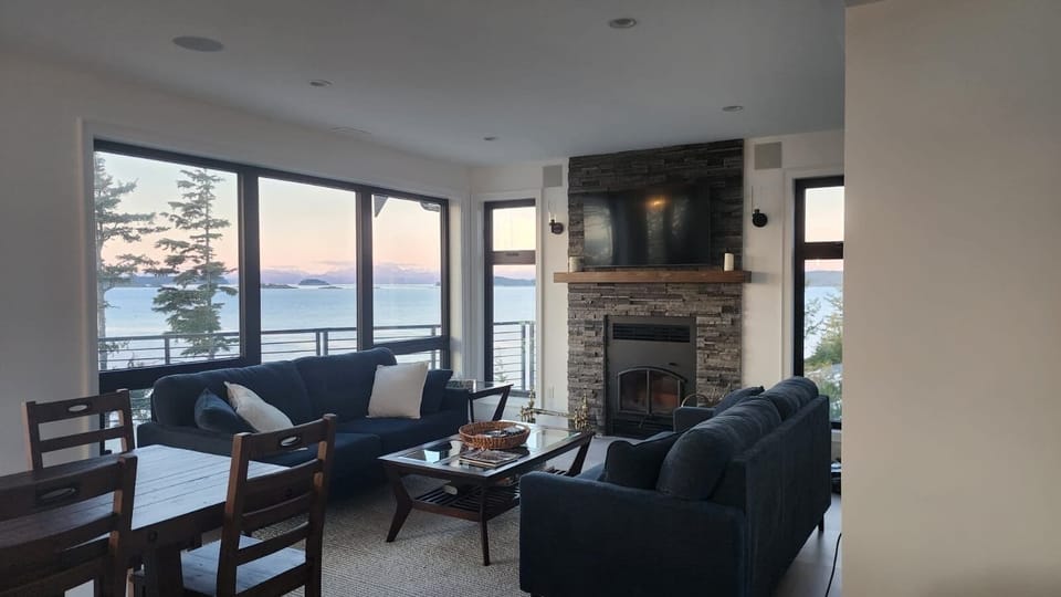 Living room off kitchen