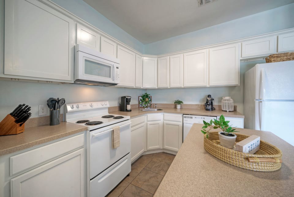 Reliable appliances and utensils ready to take on your culinary adventures.
