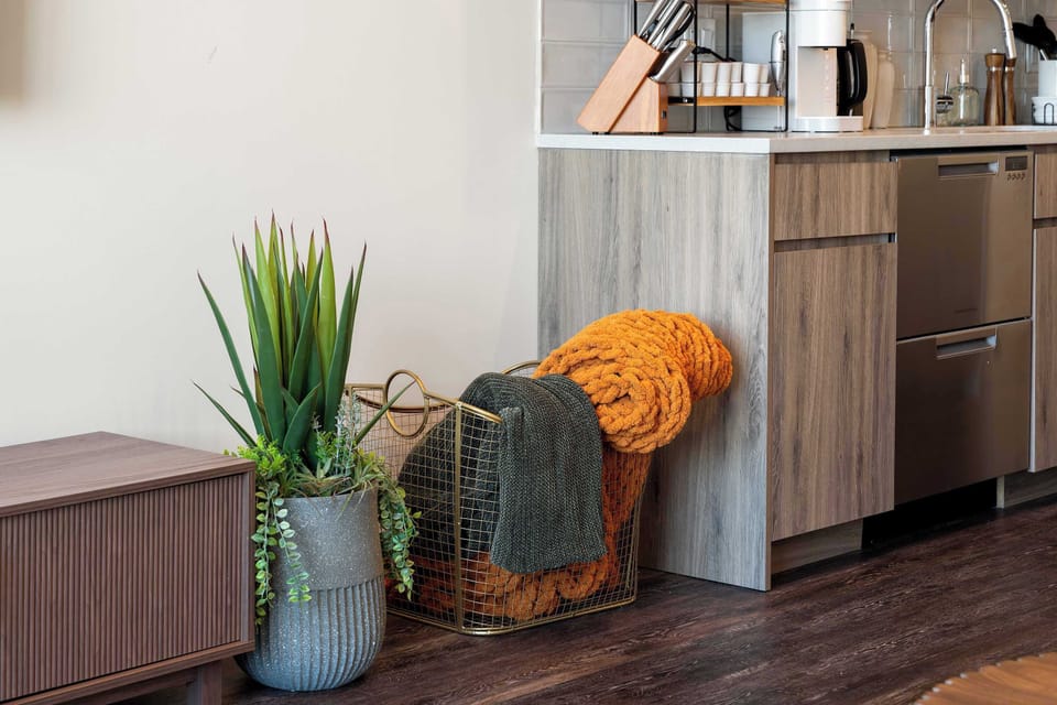 Vibrant decor details that bring warmth & personality to the living space.
