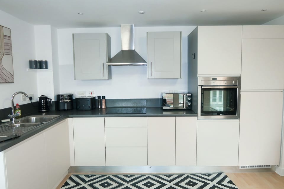 Simple kitchen setup for home-cooked meals.