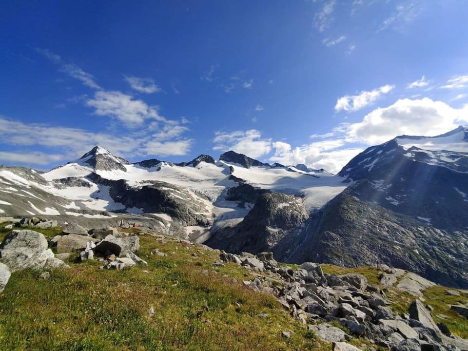 Sky, Mountain, Mountainous Landforms, Snow, Mountain Range, Highland, Glacial Landform, Rock, Winter, Terrain