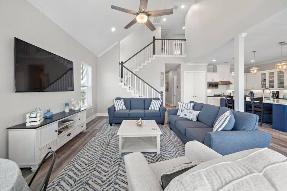 This is the main living room area of the home