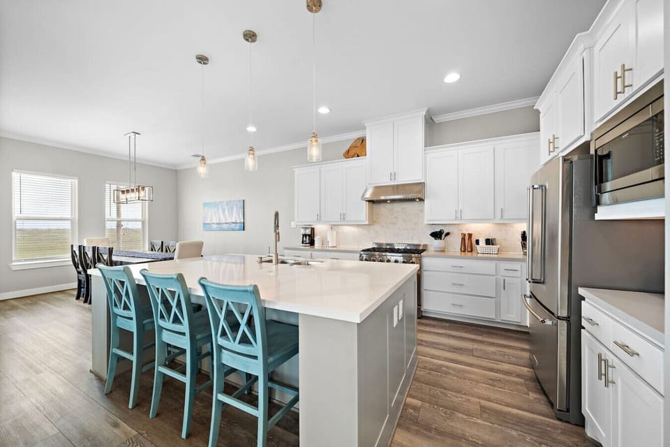 Whip up delicious meals in this charming kitchen