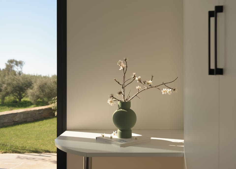 Garden View from Twin Bedroom