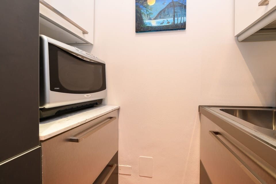 Microwave in the kitchen