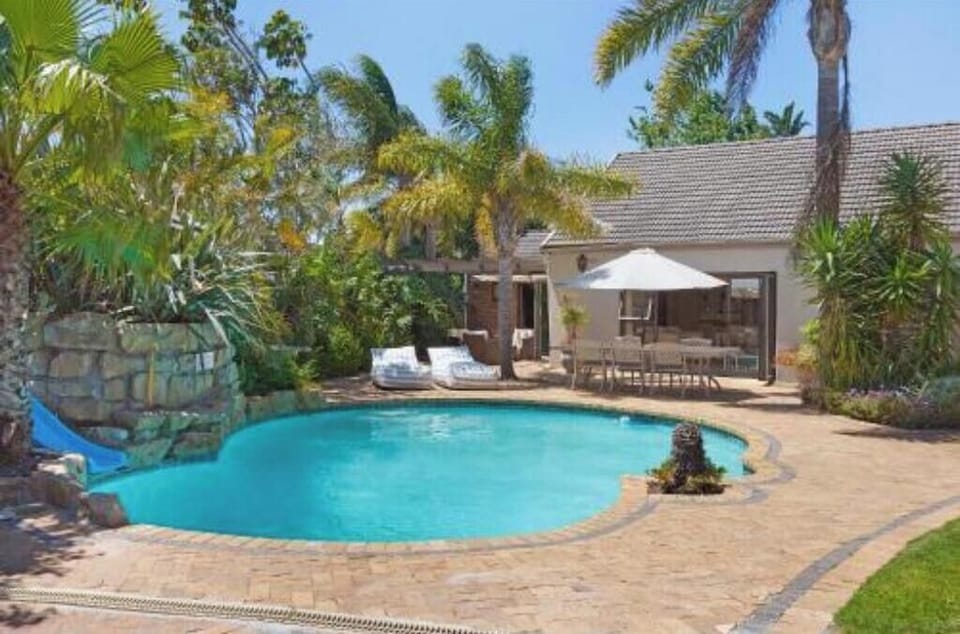 Petunia shares a communial pool area.
