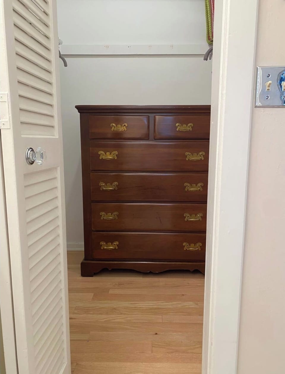 Primary walk in closet