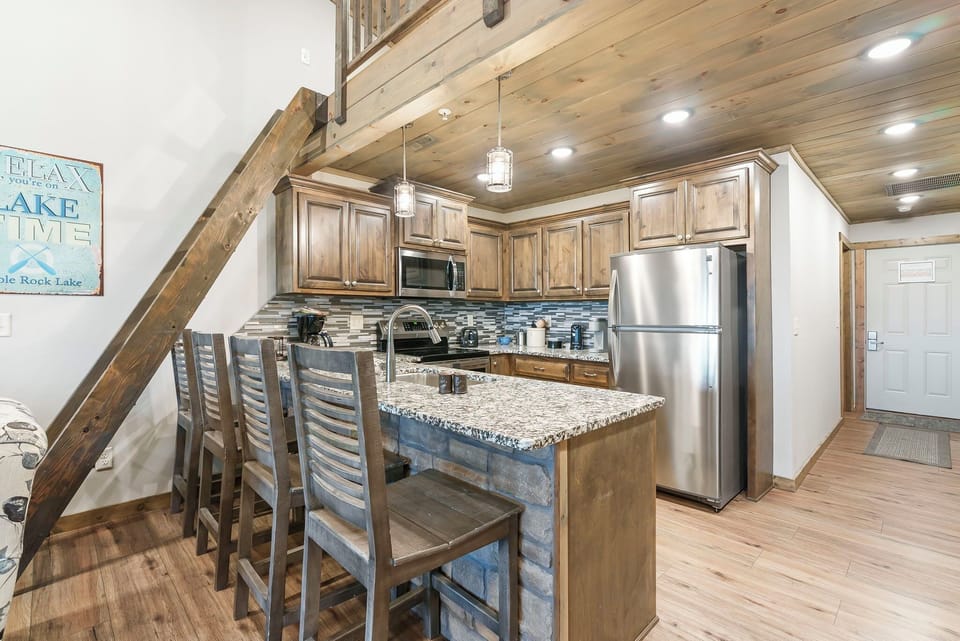Counter Seating/ Ladder to Loft
