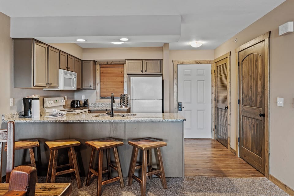 One Bedroom Unit Kitchen