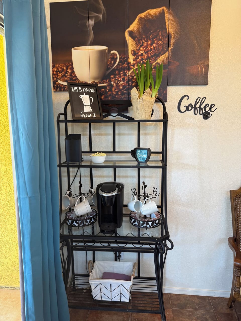 coffee station