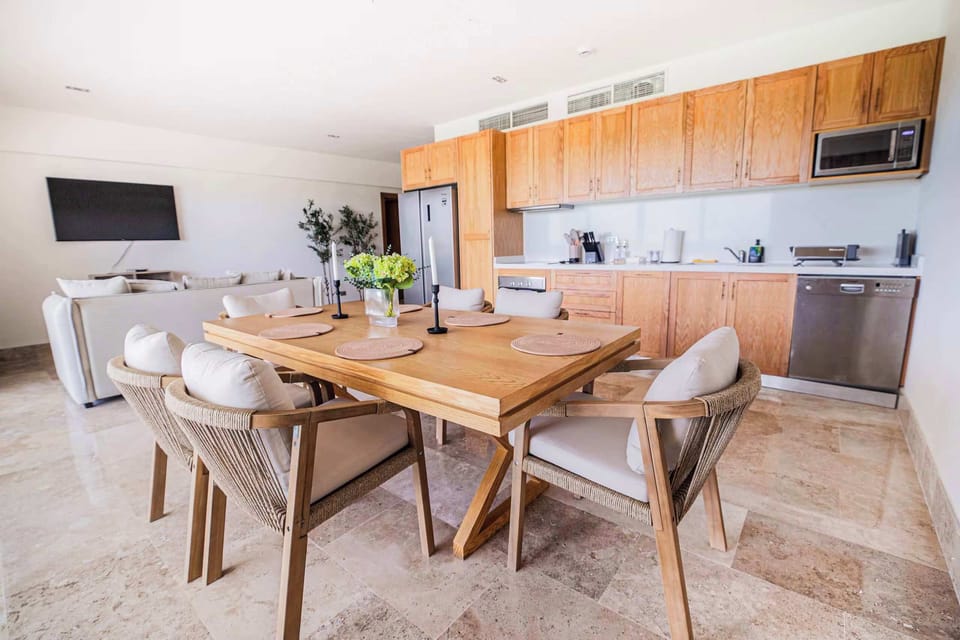 Gather around the dining table; memories are made here.
