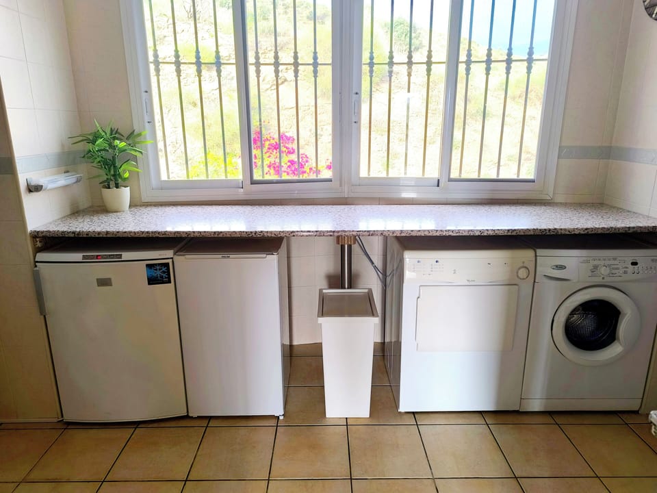 Washing machine and dryer.