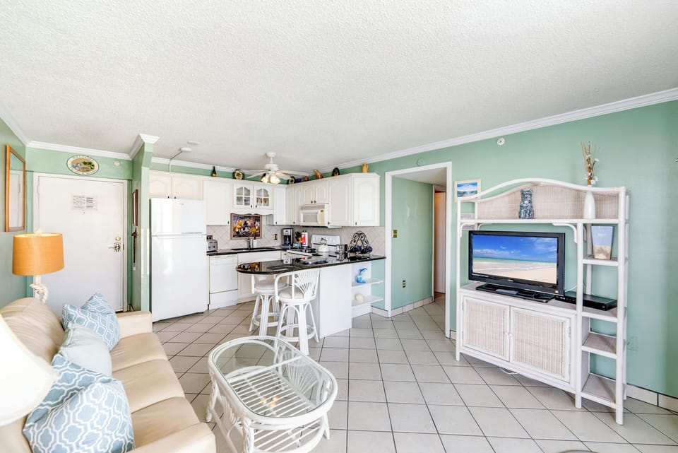 Relax and Enjoy TV from your Vacation Condo