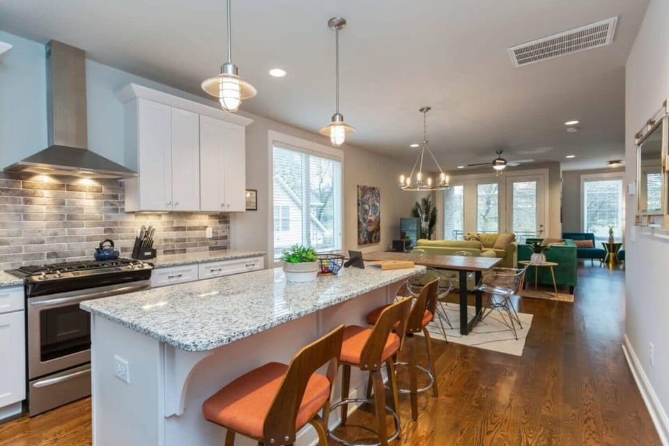 Open Kitchen/Dining/Living Room on 2nd Level