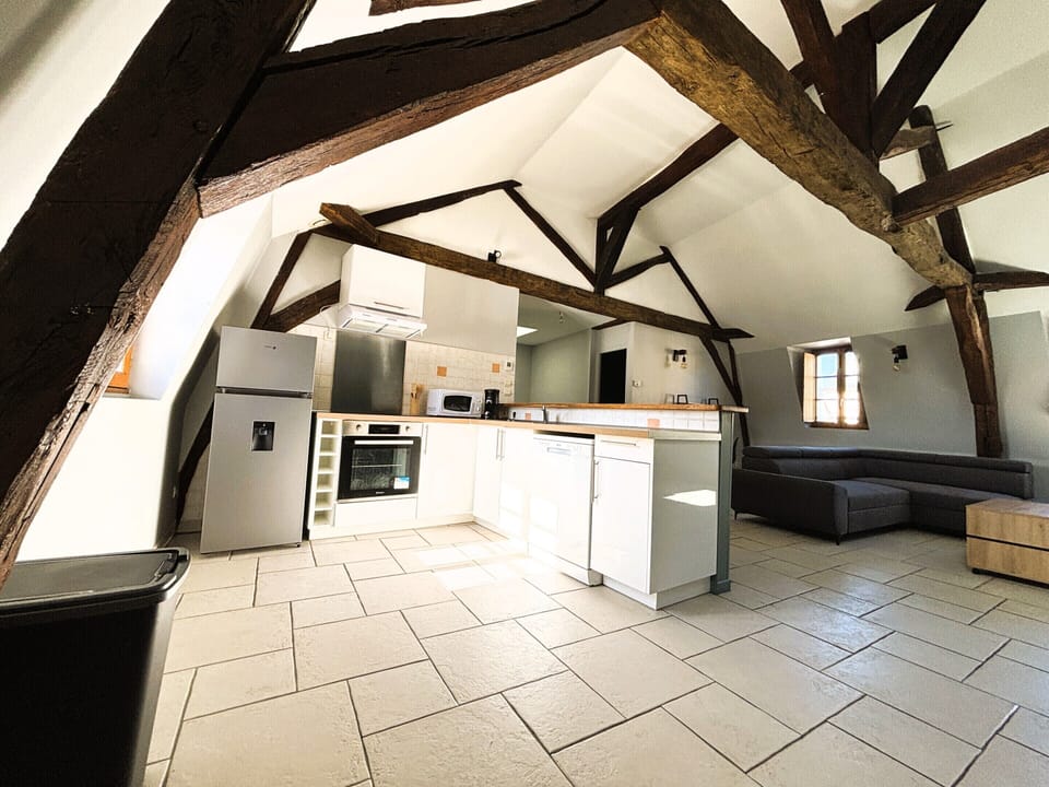 Cuisine GRAND APARTEMENT SOUS LES TOITS