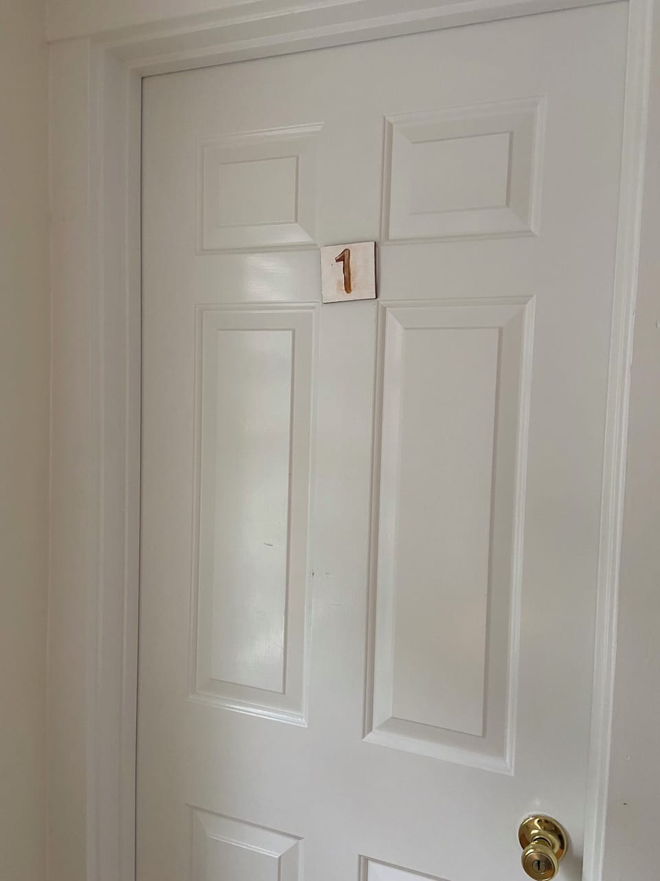 This is a room with a king-size bed, as labeled room#1