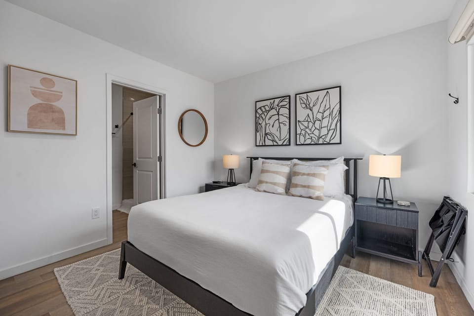 This upscale boutique features contemporary furnishings and a comfortable queen bed for a peaceful night's rest