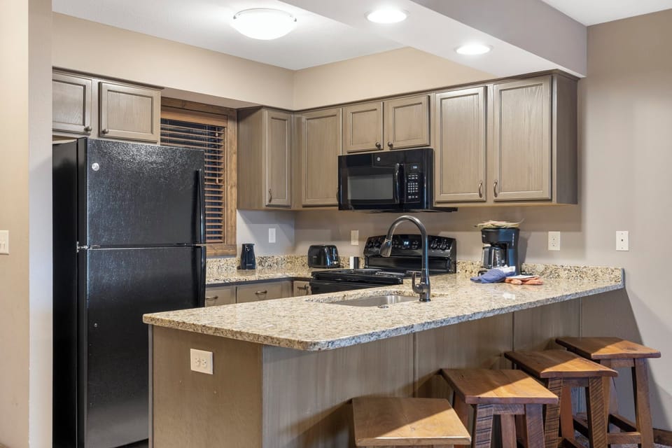 One Bedroom Unit Kitchen