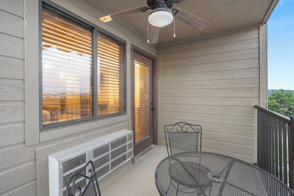 Private, Covered Balcony