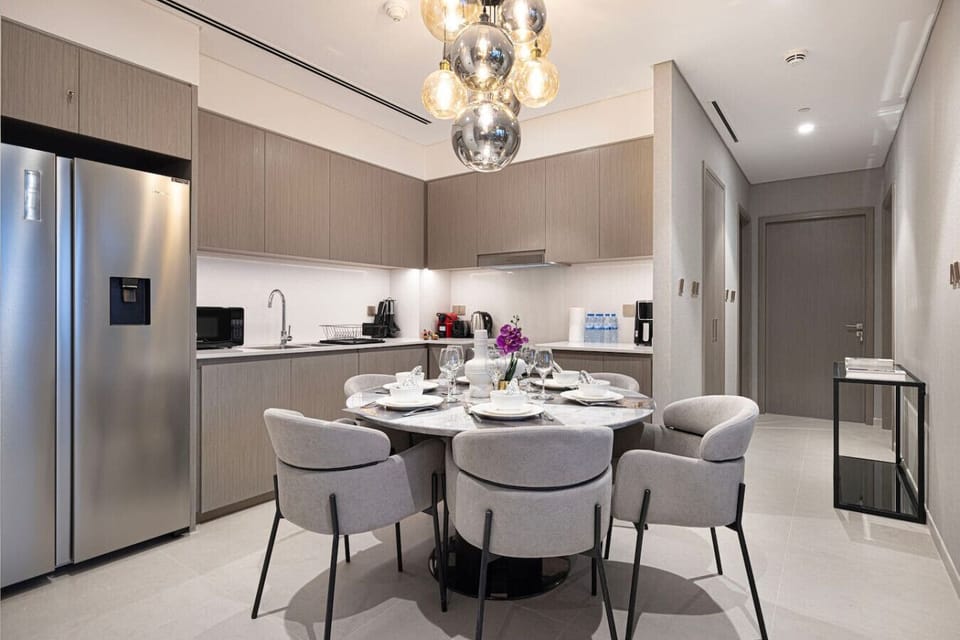 Stylish dining area perfect for shared meals and relaxed conversations.