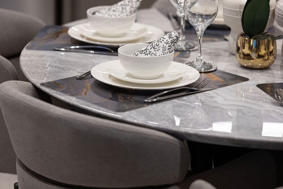 Stylish dining area perfect for shared meals and relaxed conversations.