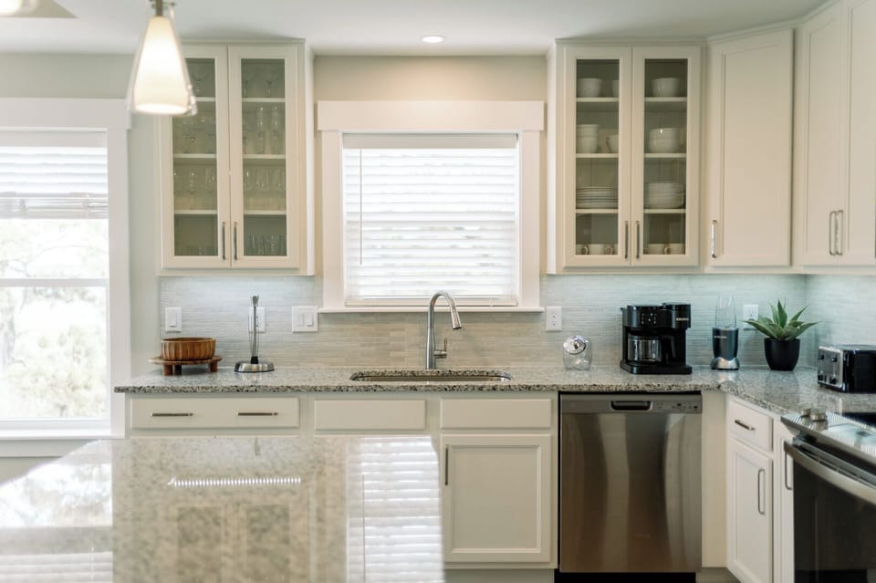 Kitchen Area with Bar Seating