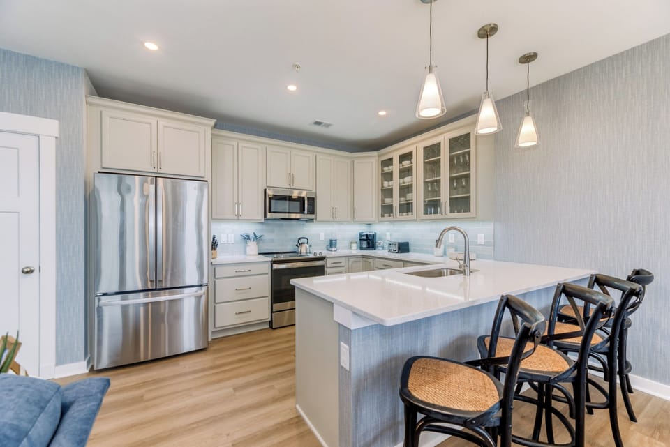 Kitchen with Bar Seating