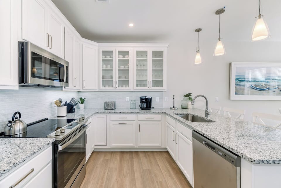 Kitchen Area with Bar Seating