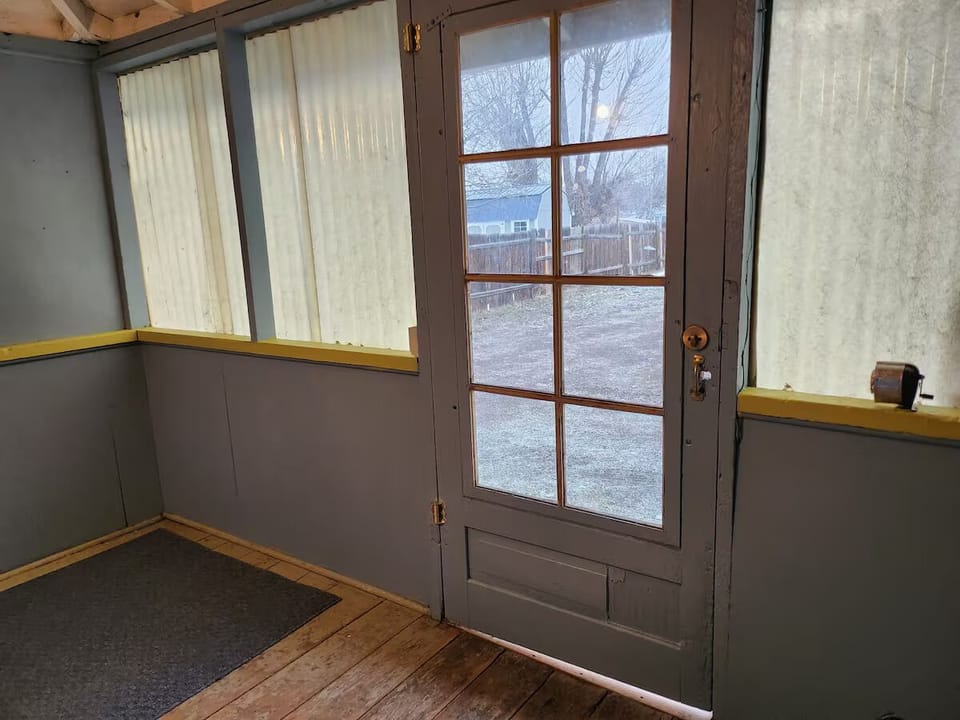 Back porch entrance